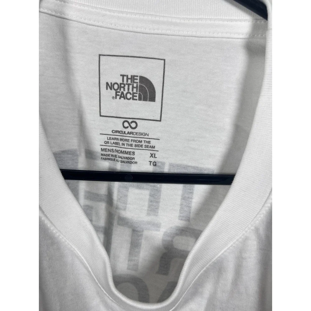 The North Face Mens White Circular Design Graphic T-Shirt XL NWT NF0A811R